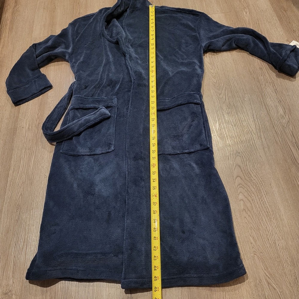 SONOMA Goods for Life Women's Sleepwear Robe Soft, Size M, Deep Navy Blue - Picture 12 of 13